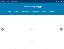Tablet Screenshot of endocrinologiaoggi.it